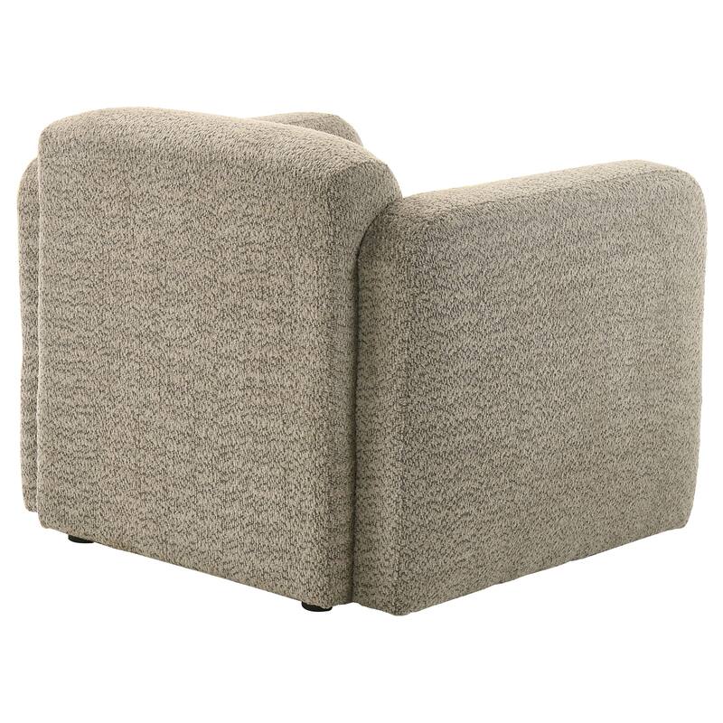 Dorset Fabric Upholstered Round Track Arm Accent Chair - 35.75" x 36.75" x 29.25"