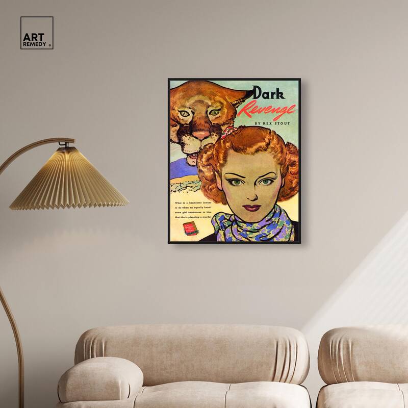 Dark Revenge Book 1939 Canvas by Art Remedy