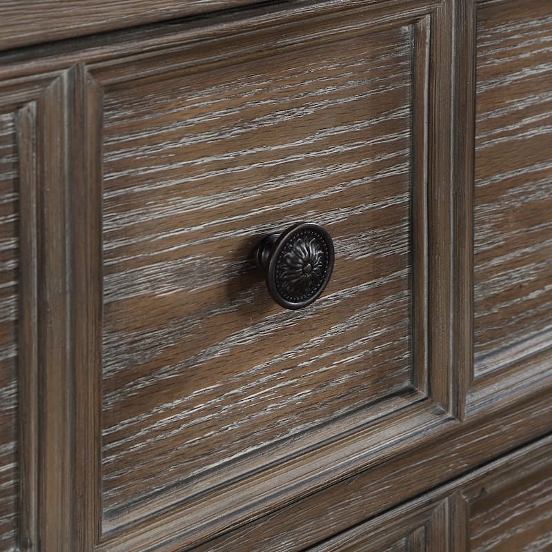 Emmett Traditional Wood 9-drawer Dresser Walnut