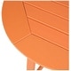 preview thumbnail 7 of 7, Polytrends Laguna Hdpe All Weather Outdoor Patio 35" Round Bar Table