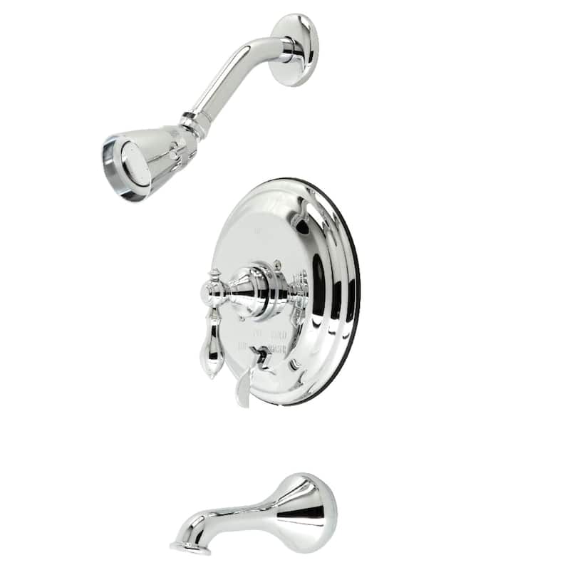 Kingston Brass American Classic Single-Handle Tub and Shower Faucet - Polished Chrome
