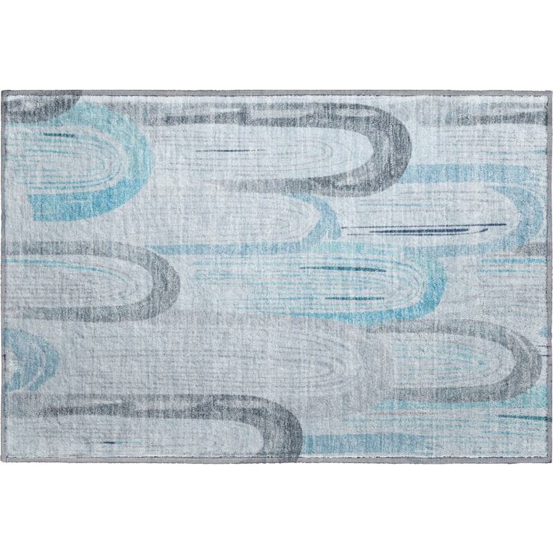 Premium Washable Super Soft Contemporary Imprints Mayfield Rug