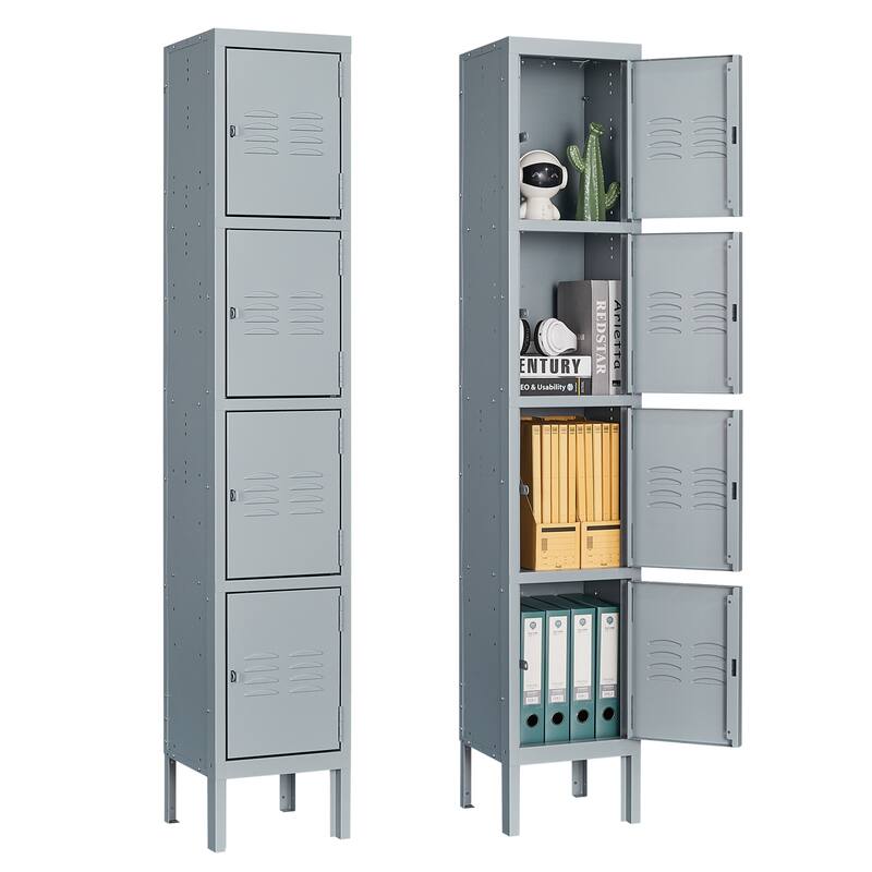 Metal Locker 4 Doors - N/A