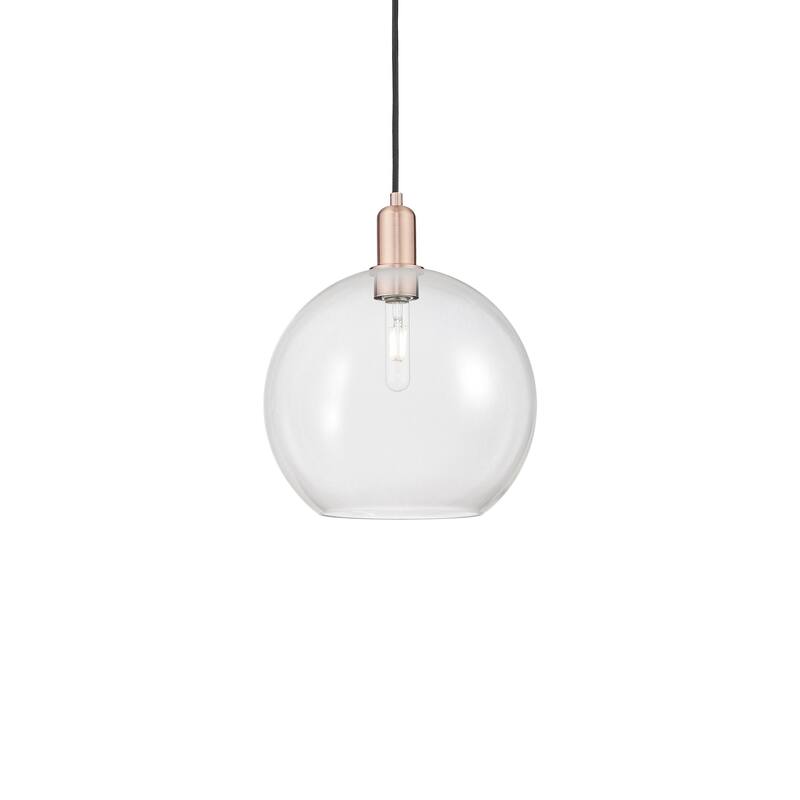 Innovations Lighting 716-1P-15-12 Athens Pendant Athens 12" Wide - Antique Copper / Clear