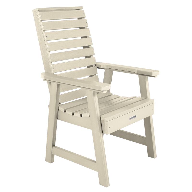 HIGHWOOD Weatherly Dining Height Outdoor Armchair - Whitewash