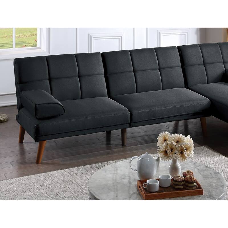 Contemporary Tufted Sofa Bed - Multi-Functional Adjustable Furniture