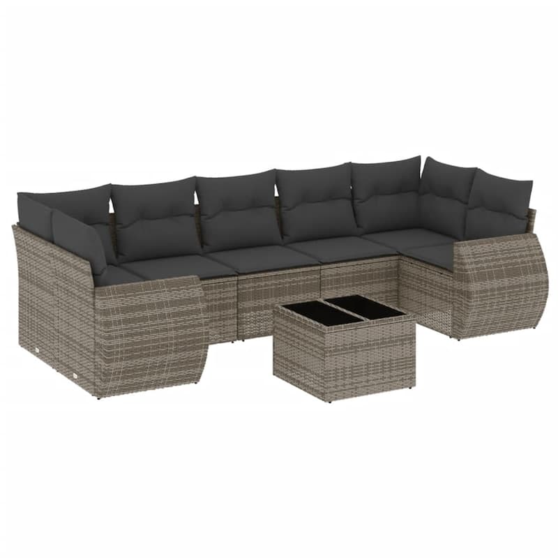 vidaXL Garden Sofa Set - 21.7 x 21.7 x 14.6