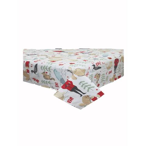 Cotton Table Cloth (60" Round) (Canadiana)