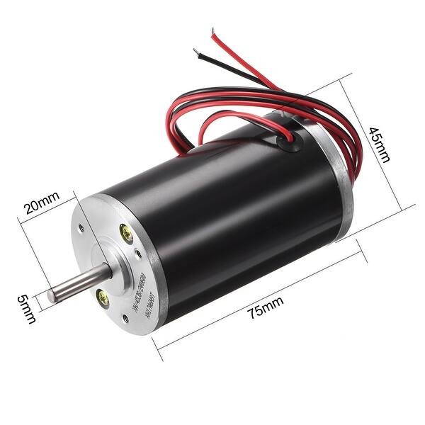 Small DC Motor 24V High Speed 6400 RPM High Torque Motor for DIY Model ...