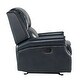 preview thumbnail 16 of 62, Ilario 32.67'' Wide Genuine Leather Manual Rocker Recliner, Set of 2