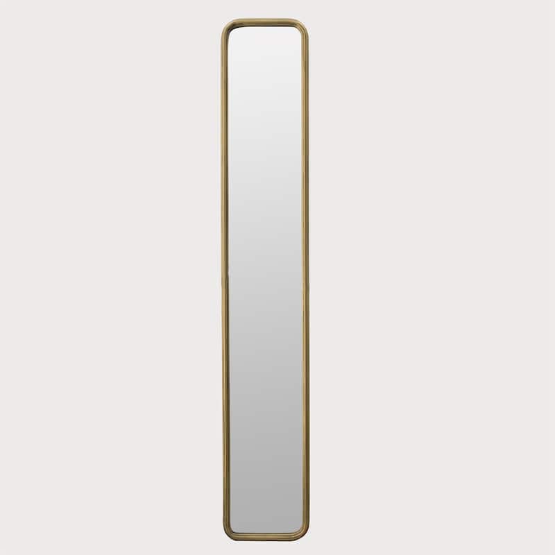 47" x 8" Full Length Mirror with Antique Gold Metal Frame