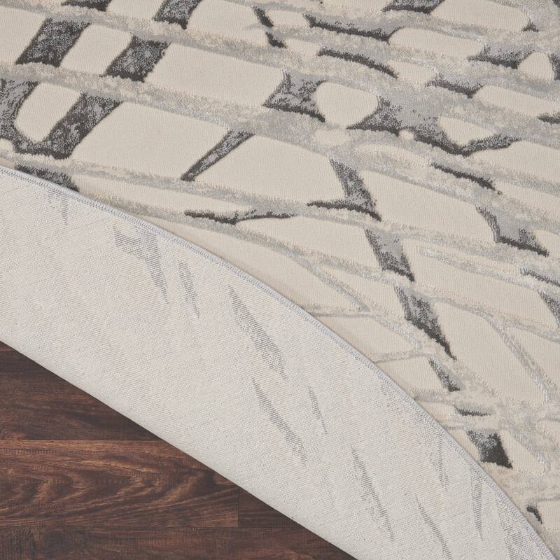 Nourison Rustic Textures Abstract Floral Area Rug