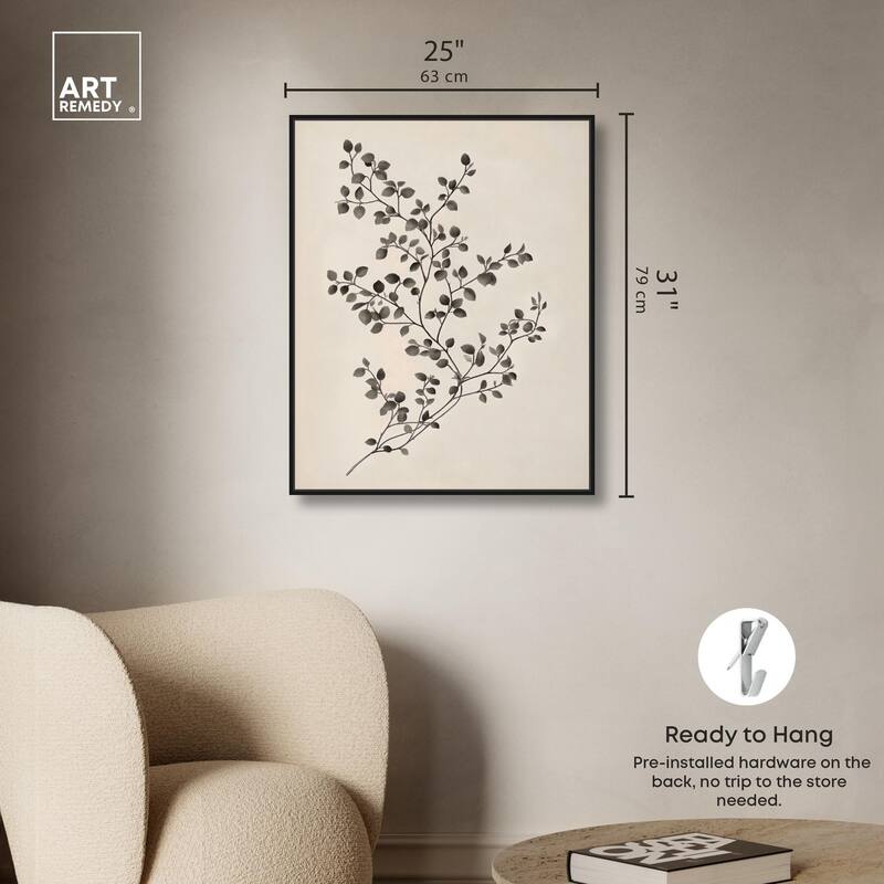 Bilberry Branch II Canvas by Art Remedy