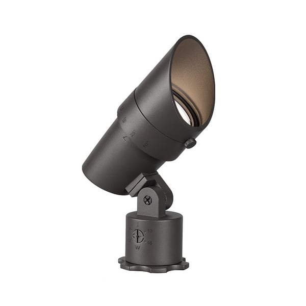 slide 1 of 10, WAC Lighting Accent 6" Tall LED Flood Light with Adjustable Beam Bronze / 3000K