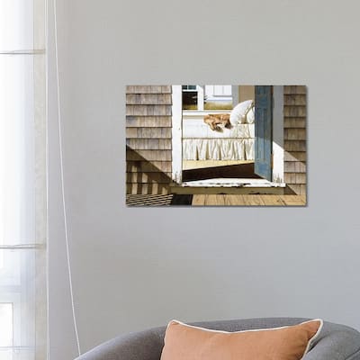 iCanvas "Beach House Dog" by Zhen-Huan Lu Canvas Print