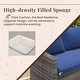 preview thumbnail 29 of 84, AECOJOY 7 Pieces Patio Furniture Set Outdoor Sectional Sofa Rattan Conversation Set
