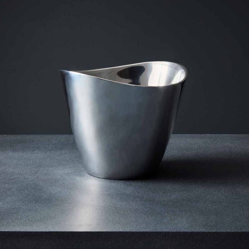 Nambe Vie Champagne Bucket - 9” D x 7.5” H