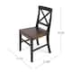 Roshan Farmhouse Acacia Dining Chairs (Set of 2) by Christopher Knight Home