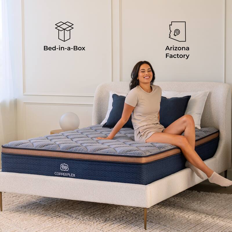 Brooklyn Bedding Copperflex 12" Hybrid Mattress