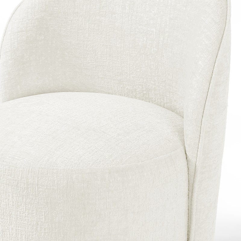 23" W Upholstered Swivel Side Chair for Dining Room, Balcony, Parlour