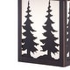 preview thumbnail 9 of 10, VAXCEL Yosemite 12.5 in. H 1-Light Burnished Bronze Rustic Tree Outdoor Wall Sconce, Steel, White Tiffany Glass Shade
