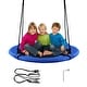 preview thumbnail 86 of 114, Goplus 40" Flying Saucer Tree Swing Indoor Outdoor Play Set Kids - See Details Blue
