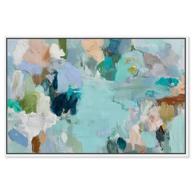 Layers of Feeling I Canvas by Art Remedy - White - 36" x 24"