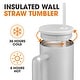 preview thumbnail 46 of 46, Cheer Collection Insulated Tumbler with Reusable Straw