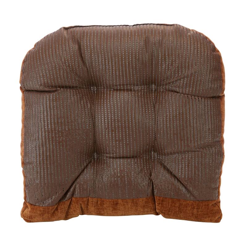 Klear Vu Gripper Overstuffed Universal Non-Slip Dining Chair Cushions
