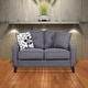 preview thumbnail 1 of 9, Mid-century Fabric Loveseat