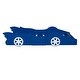 preview thumbnail 13 of 67, Roomfitters Full Size Race Car-Shaped Platform Bed with Wheels, Dynamic and Fun Bed Design
