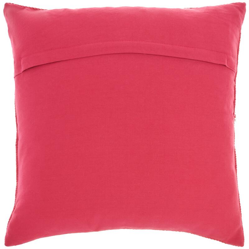  Mina Victory Life Styles Tufted Dots Solid Textured 18" x 18" Indoor Throw Pillow 