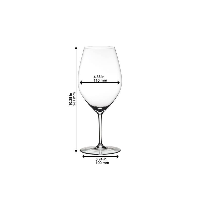 Riedel Set of 4 00 Collection 001 Red Wine Glasses - 35 oz