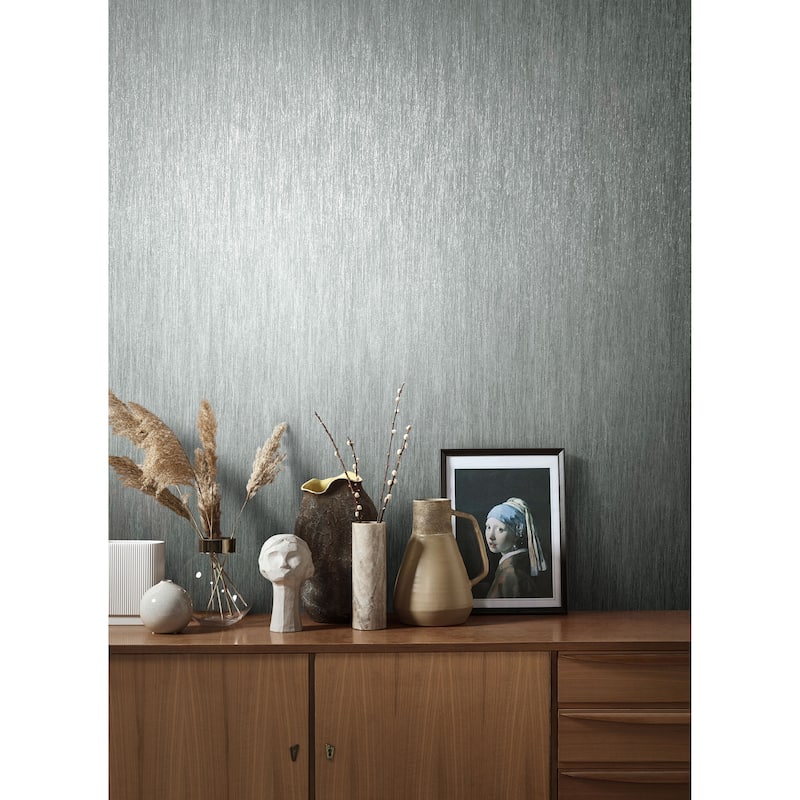 Galerie Wallcoverings Air Collection Waterfall Effect Sheen Textured Wallpaper Roll