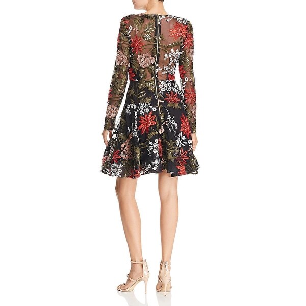 bronx and banco bonita embroidered maxi dress