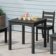 preview thumbnail 41 of 63, Polytrends Garden Party Kids Outdoor 24" Dining Table