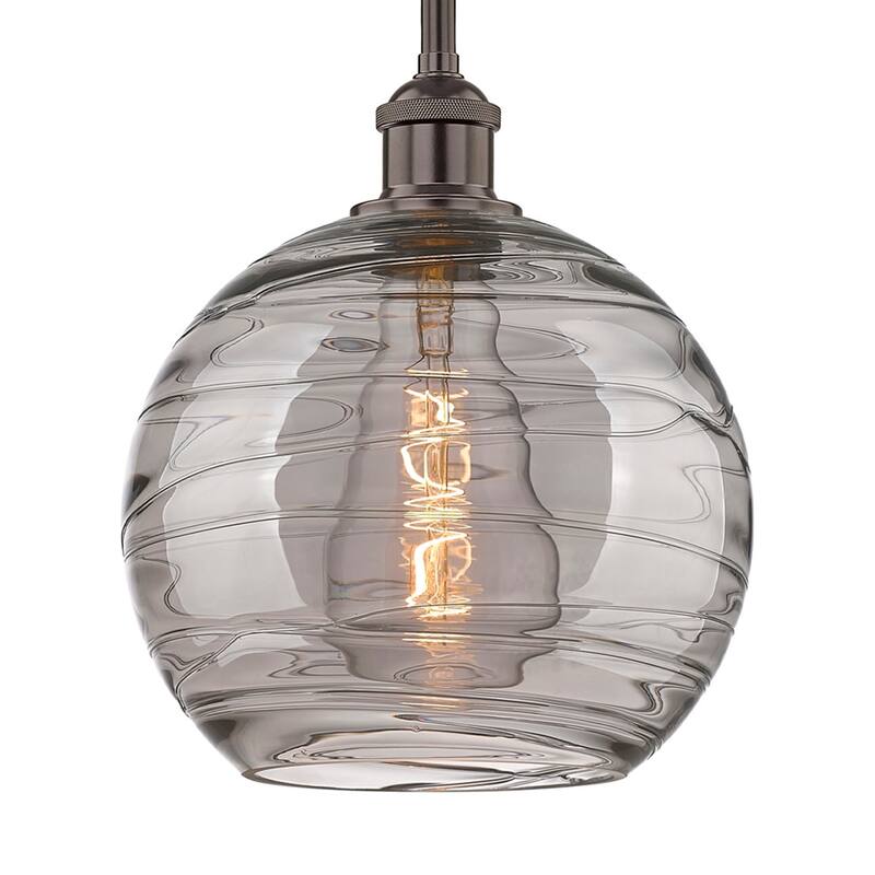 Innovations Lighting 616-1S 11 10 Athens Deco Swirl Pendant Athens - Oil Rubbed Bronze