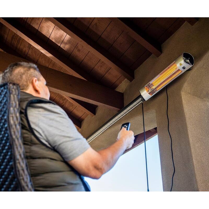 Kenmore Wall Mounted Electric Patio Heater with Remote