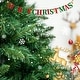 preview thumbnail 9 of 9, 6ft/ 7ft Modern PVC Artificial Unlit Christmas Tree with Stand