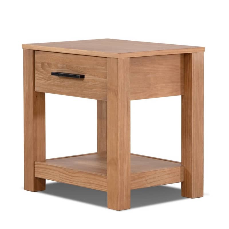 Modern Rustic 1 Drawer Nightstand Farmhouse Style