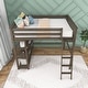 preview thumbnail 14 of 16, Max and Lily Full-Size High Loft Bed with Bookcase