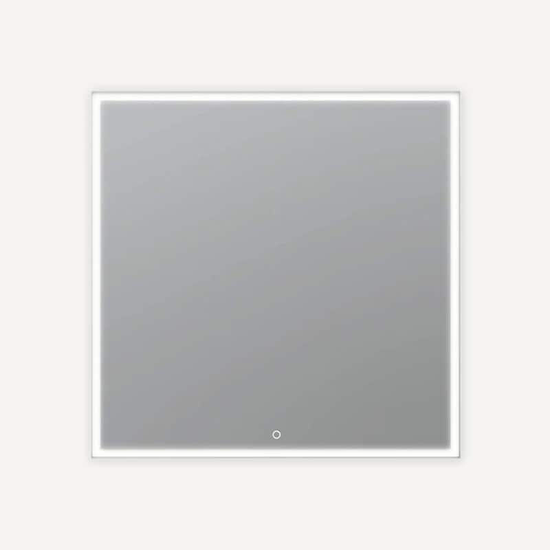 AQUADOM Edge 30" Led Lighted Mirror for Bathroom with Defogger, Touch Control. - 30"x32"x1.5" - 30"x32"x1.5"