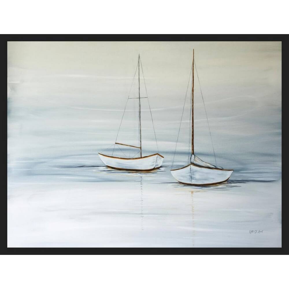 Two Sails At Rest Framed Poster