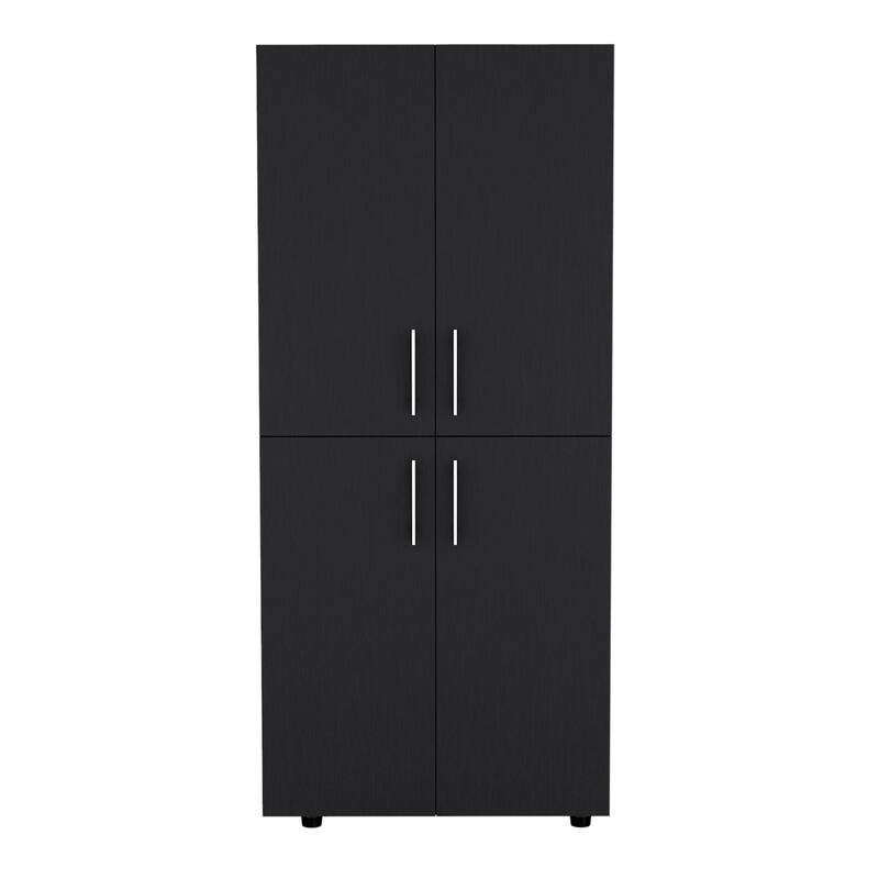 Hazel Armoire in melamine with 2 doors - N/A