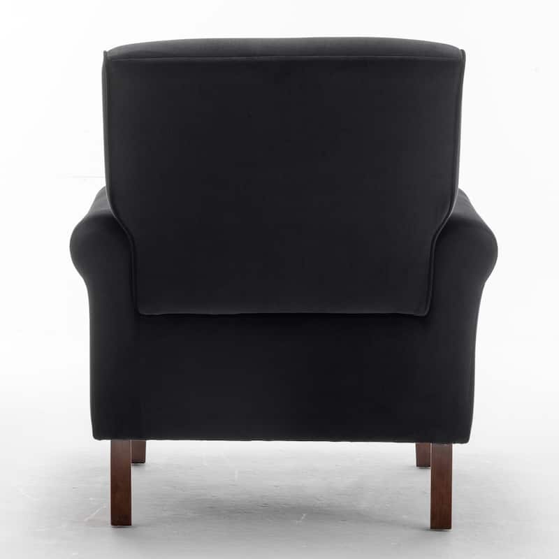 Traditional Rolled Arm Living Room Armchair