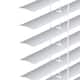 1" Cordless Vinyl Mini Blind - White