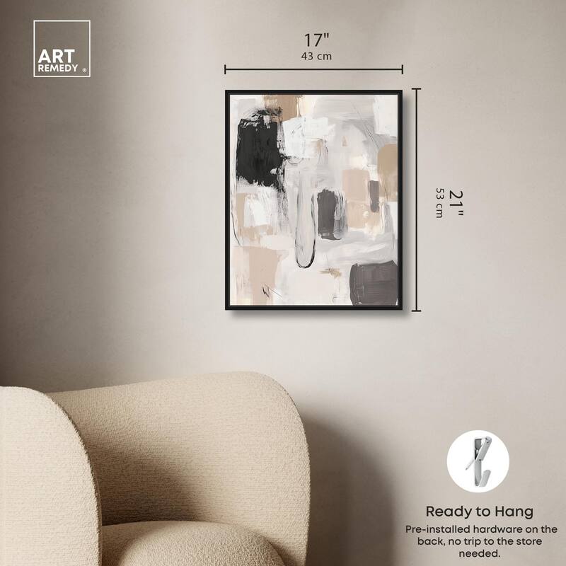 Beauty of Beige I Canvas by Art Remedy