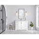 preview thumbnail 4 of 161, Willow Collection 48 in W x 22 in D x 36 in H Boston Single Bowl Sink Bathroom Vanity with Countertop