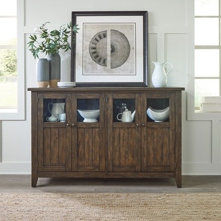 Midland Falls Rustic Brown Buffet 66 Inches