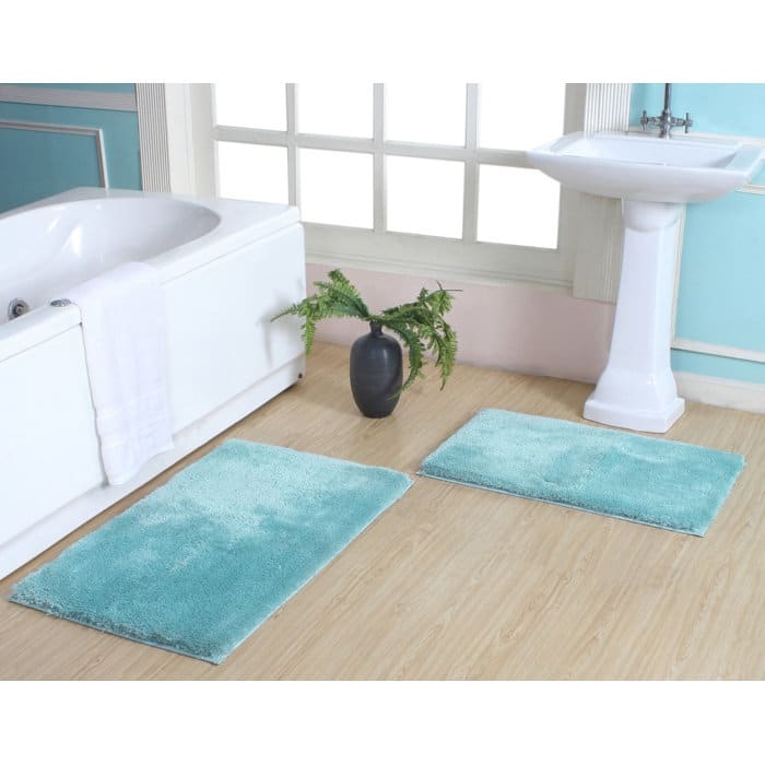 Chesapeake Luxury Microfiber Bath Rug Set 20”X32” 23”X39”
